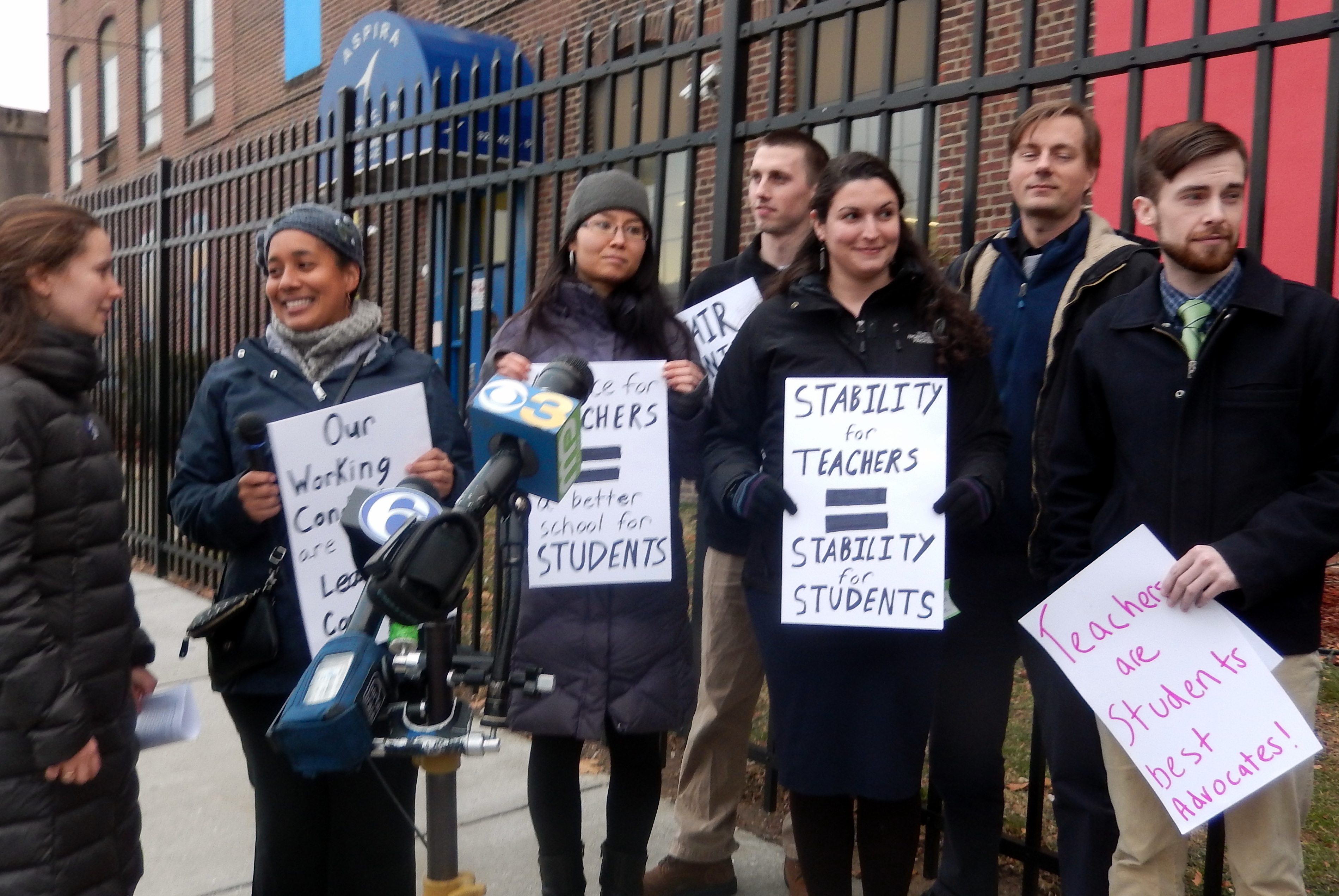 ASPIRA Charter School teachers demand neutrality in union organizing