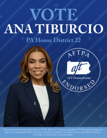 Ana Tiburcio endorsement graphic
